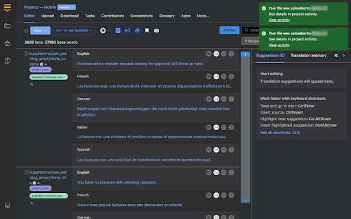 Clear Lokalise notifications from Chrome web store to be run with OffiDocs Chromium online Clear Lokalise notifications from Chrome web store to be run with OffiDocs Chromium online