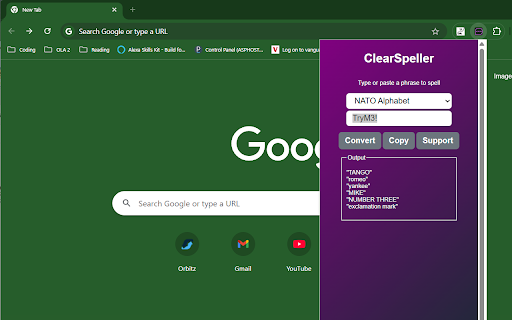 ClearSpeller from Chrome web store to be run with OffiDocs Chromium online ClearSpeller from Chrome web store to be run with OffiDocs Chromium online