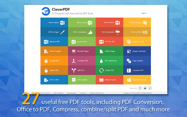 CleverPDF Free PDF Tools from Chrome web store to be run with OffiDocs Chromium online CleverPDF Free PDF Tools from Chrome web store to be run with OffiDocs Chromium online