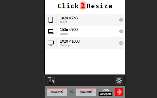 Click 2 Resize from Chrome web store to be run with OffiDocs Chromium online Click 2 Resize from Chrome web store to be run with OffiDocs Chromium online