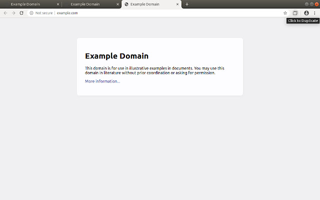 Click to Duplicate from Chrome web store to be run with OffiDocs Chromium online Click to Duplicate from Chrome web store to be run with OffiDocs Chromium online
