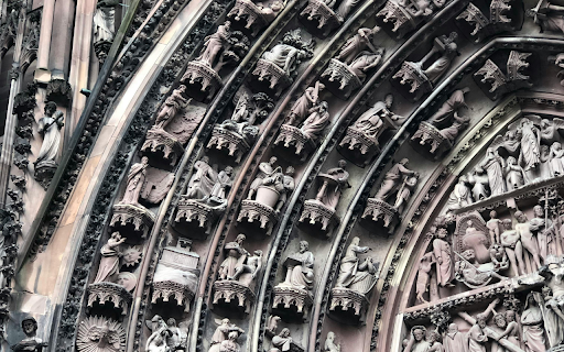 Close up of the Tympanum of the Strasbourg Cathedral from Chrome web store to be run with OffiDocs Chromium online Close up of the Tympanum of the Strasbourg Cathedral from Chrome web store to be run with OffiDocs Chromium online