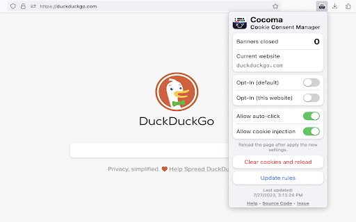 Cocoma Cookie Consent Manager from Chrome web store to be run with OffiDocs Chromium online Cocoma Cookie Consent Manager from Chrome web store to be run with OffiDocs Chromium online