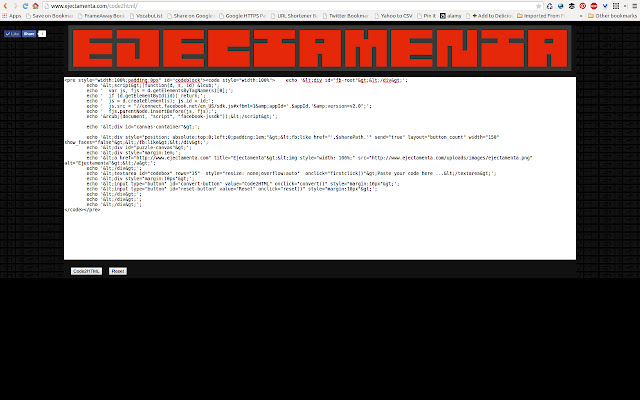 Code2HTML from Chrome web store to be run with OffiDocs Chromium online Code2HTML from Chrome web store to be run with OffiDocs Chromium online