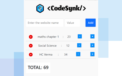 Codesynk from Chrome web store to be run with OffiDocs Chromium online Codesynk from Chrome web store to be run with OffiDocs Chromium online