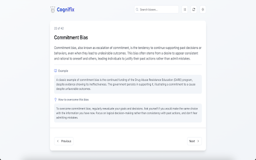 Cognifix from Chrome web store to be run with OffiDocs Chromium online Cognifix from Chrome web store to be run with OffiDocs Chromium online