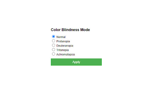 Color Blindness Pal from Chrome web store to be run with OffiDocs Chromium online Color Blindness Pal from Chrome web store to be run with OffiDocs Chromium online