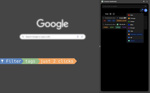 Colorful bookmark from Chrome web store to be run with OffiDocs Chromium online Colorful bookmark from Chrome web store to be run with OffiDocs Chromium online