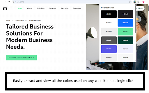 Color Pallete Extractor from Chrome web store to be run with OffiDocs Chromium online Color Pallete Extractor from Chrome web store to be run with OffiDocs Chromium online