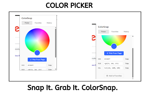 ColorSnap from Chrome web store to be run with OffiDocs Chromium online ColorSnap from Chrome web store to be run with OffiDocs Chromium online
