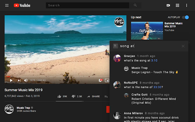 Comments Search for Youtube from Chrome web store to be run with OffiDocs Chromium online Comments Search for Youtube from Chrome web store to be run with OffiDocs Chromium online