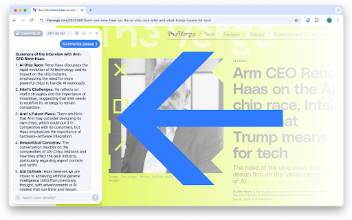 Commity AI: Chat with page Conversational ChatGPT AI assistant from Chrome web store to be run with OffiDocs Chromium online Commity AI: Chat with page Conversational ChatGPT AI assistant from Chrome web store to be run with OffiDocs Chromium online
