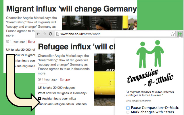 Compassion O Matic from Chrome web store to be run with OffiDocs Chromium online Compassion O Matic from Chrome web store to be run with OffiDocs Chromium online