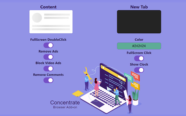 Concentrate from Chrome web store to be run with OffiDocs Chromium online Concentrate from Chrome web store to be run with OffiDocs Chromium online