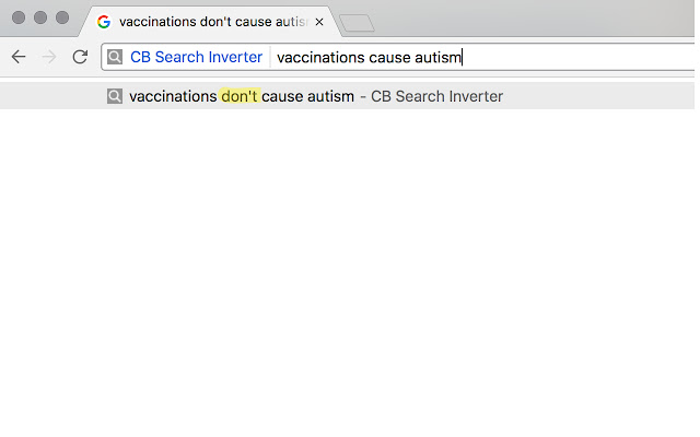 Confirmation Bias Search Inverter from Chrome web store to be run with OffiDocs Chromium online Confirmation Bias Search Inverter from Chrome web store to be run with OffiDocs Chromium online