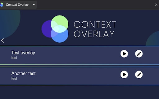 Context Overlay from Chrome web store to be run with OffiDocs Chromium online Context Overlay from Chrome web store to be run with OffiDocs Chromium online