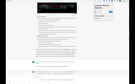 Context Search from Chrome web store to be run with OffiDocs Chromium online Context Search from Chrome web store to be run with OffiDocs Chromium online