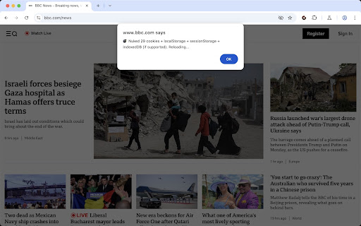 Cookiekill+ from Chrome web store to be run with OffiDocs Chromium online Cookiekill+ from Chrome web store to be run with OffiDocs Chromium online