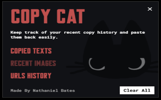 Copy Cat from Chrome web store to be run with OffiDocs Chromium online Copy Cat from Chrome web store to be run with OffiDocs Chromium online