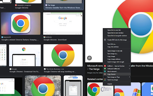 Copy Image Source from Chrome web store to be run with OffiDocs Chromium online Copy Image Source from Chrome web store to be run with OffiDocs Chromium online