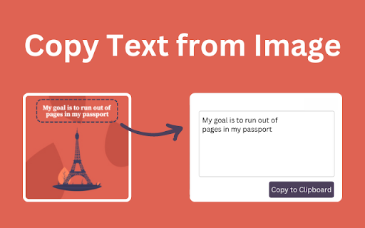 Copy Text from Image from Chrome web store to be run with OffiDocs Chromium online Copy Text from Image from Chrome web store to be run with OffiDocs Chromium online