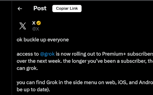 Copy Twitter Link With FX from Chrome web store to be run with OffiDocs Chromium online Copy Twitter Link With FX from Chrome web store to be run with OffiDocs Chromium online