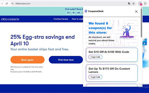 CouponsDesk Deals Finder from Chrome web store to be run with OffiDocs Chromium online CouponsDesk Deals Finder from Chrome web store to be run with OffiDocs Chromium online