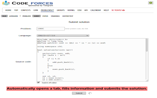 CPH Submit from Chrome web store to be run with OffiDocs Chromium online CPH Submit from Chrome web store to be run with OffiDocs Chromium online