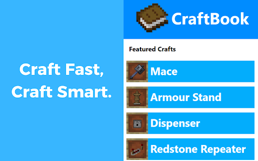 CraftBook from Chrome web store to be run with OffiDocs Chromium online CraftBook from Chrome web store to be run with OffiDocs Chromium online
