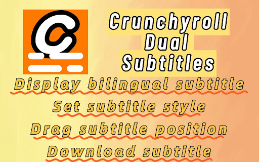 Crunchyroll Dual Subtitles Subtitle Translator from Chrome web store to be run with OffiDocs Chromium online Crunchyroll Dual Subtitles Subtitle Translator from Chrome web store to be run with OffiDocs Chromium online