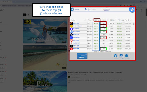 Crypto Screener+ for Binance from Chrome web store to be run with OffiDocs Chromium online Crypto Screener+ for Binance from Chrome web store to be run with OffiDocs Chromium online