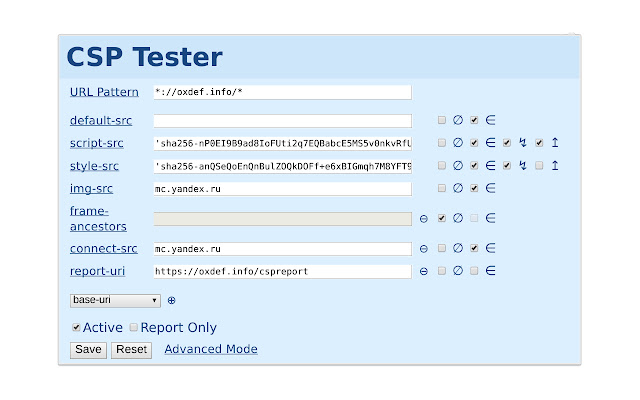 CSP Tester from Chrome web store to be run with OffiDocs Chromium online CSP Tester from Chrome web store to be run with OffiDocs Chromium online