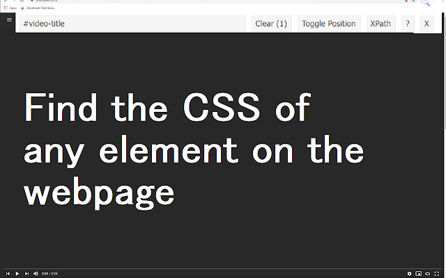 CSS Selector from Chrome web store to be run with OffiDocs Chromium online CSS Selector from Chrome web store to be run with OffiDocs Chromium online