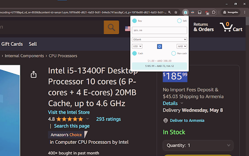 Currency Converter (Armenian Banks) from Chrome web store to be run with OffiDocs Chromium online Currency Converter (Armenian Banks) from Chrome web store to be run with OffiDocs Chromium online