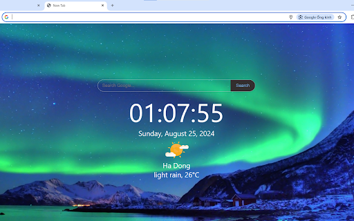 Custom Aurora Background from Chrome web store to be run with OffiDocs Chromium online Custom Aurora Background from Chrome web store to be run with OffiDocs Chromium online