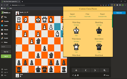 Custom Chess Pieces from Chrome web store to be run with OffiDocs Chromium online Custom Chess Pieces from Chrome web store to be run with OffiDocs Chromium online