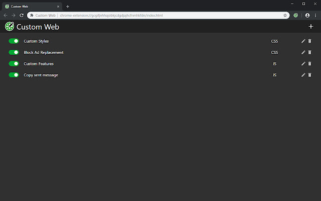 Custom Web from Chrome web store to be run with OffiDocs Chromium online Custom Web from Chrome web store to be run with OffiDocs Chromium online