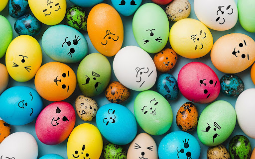 Cute easter eggs Browser Theme from Chrome web store to be run with OffiDocs Chromium online Cute easter eggs Browser Theme from Chrome web store to be run with OffiDocs Chromium online