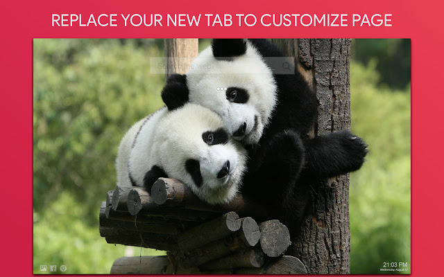 Cute Pandas Wallpaper HD Custom New Tab from Chrome web store to be run with OffiDocs Chromium online Cute Pandas Wallpaper HD Custom New Tab from Chrome web store to be run with OffiDocs Chromium online