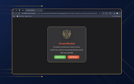 CyberTrixs Browser Security from Chrome web store to be run with OffiDocs Chromium online CyberTrixs Browser Security from Chrome web store to be run with OffiDocs Chromium online