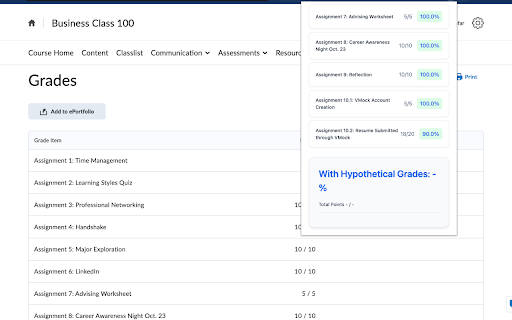 D2L Grade Calculator from Chrome web store to be run with OffiDocs Chromium online D2L Grade Calculator from Chrome web store to be run with OffiDocs Chromium online