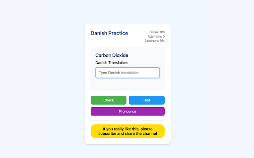 Danish Vocabulary Practice from Chrome web store to be run with OffiDocs Chromium online Danish Vocabulary Practice from Chrome web store to be run with OffiDocs Chromium online