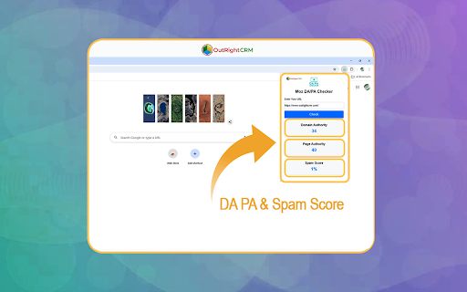 DA/PA Checker from Chrome web store to be run with OffiDocs Chromium online DA/PA Checker from Chrome web store to be run with OffiDocs Chromium online