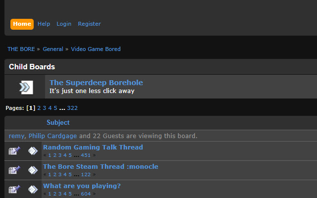 Dark Mode for The Bore from Chrome web store to be run with OffiDocs Chromium online Dark Mode for The Bore from Chrome web store to be run with OffiDocs Chromium online