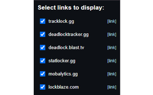 Deadlock Stats Links from Chrome web store to be run with OffiDocs Chromium online Deadlock Stats Links from Chrome web store to be run with OffiDocs Chromium online