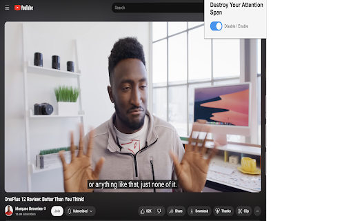 Destroy Your Attention Span from Chrome web store to be run with OffiDocs Chromium online Destroy Your Attention Span from Chrome web store to be run with OffiDocs Chromium online
