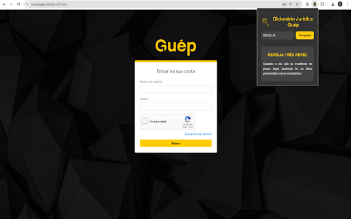 Dicionário Jurídico Guép from Chrome web store to be run with OffiDocs Chromium online Dicionário Jurídico Guép from Chrome web store to be run with OffiDocs Chromium online