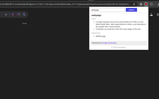 Dictionary for Google Chrome Synonyms, Definition from Chrome web store to be run with OffiDocs Chromium online Dictionary for Google Chrome Synonyms, Definition from Chrome web store to be run with OffiDocs Chromium online