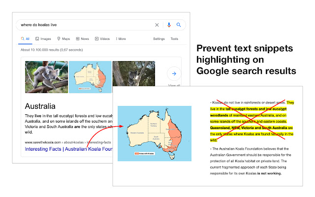 Disable Google Search Text Highlights from Chrome web store to be run with OffiDocs Chromium online Disable Google Search Text Highlights from Chrome web store to be run with OffiDocs Chromium online