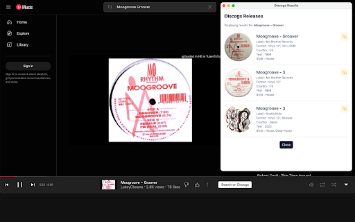 Discogs Search for YouTube Music – WaxTheFuck from Chrome web store to be run with OffiDocs Chromium online Discogs Search for YouTube Music – WaxTheFuck from Chrome web store to be run with OffiDocs Chromium online